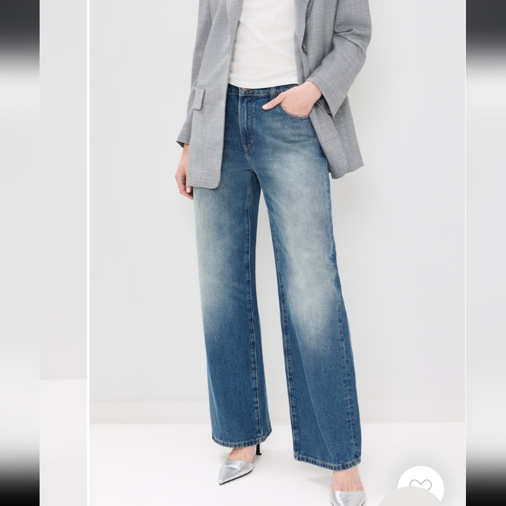 ROLLA'S Kate Baggy Jean In Mid Vintage Wash